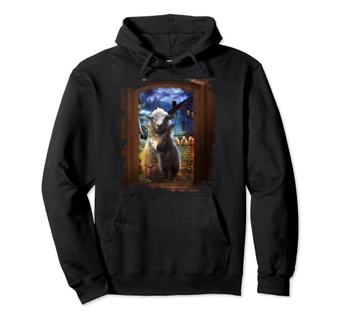 Loup dans les vêtements Loups vendeur de moutons dans le Sweat à Capuche