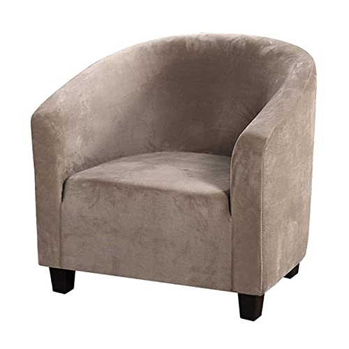 Housse de chaise en velours doux pour baignoire, housses de chaise à haute élasticité, housses douces pour chaises de club, housses pour fauteuil pour salle...