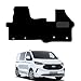 Carpet Floor Mats Fits for Ford Transit Custom (2024+) [Auto] 4 Clips - Custom Van Accessory Tailored fit, Non Slip Mat - Granulated Backing and Edged With Black Nylon Binding - 1 Floor Mat Only
