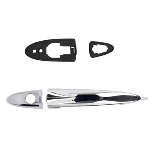 Lccozmd Electroplating Left Front Left Outside Door Handle For Lancia For Ypsilon(Electroplating Left)