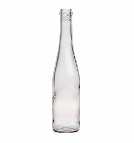 E.C. Kraus 375 ml Split Clear Wine Bottles Cork Finish