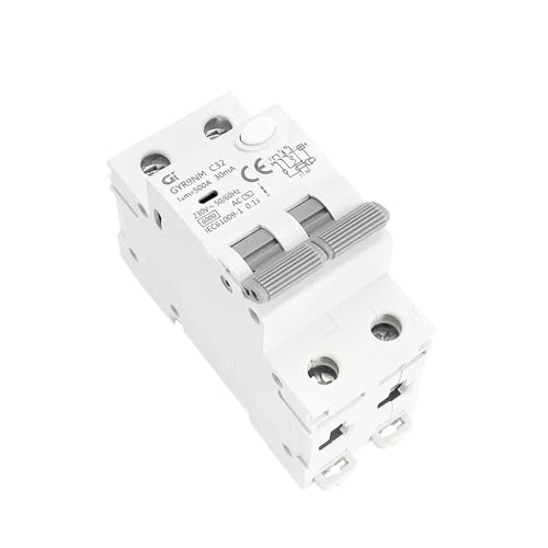 Disyuntor magnético tipo A 4P contra sobrecorriente e interruptor magnetotérmico C40A 30mA 2