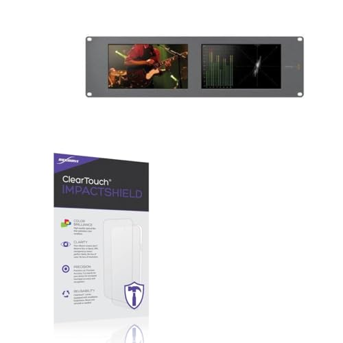 BoxWave Screen Protector Compatible with Blackmagic SmartScope Duo 4K - ClearTouch ImpactShield (2-Pack), Impenetrable Screen Protector Flexible Film