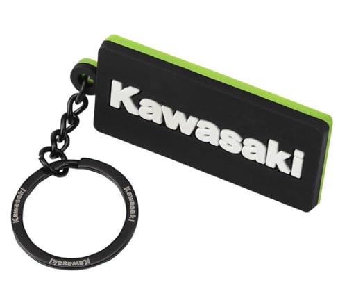 Kawasaki Green and Black PVC Keychain Kawasaki Green and Black PVC Keychain