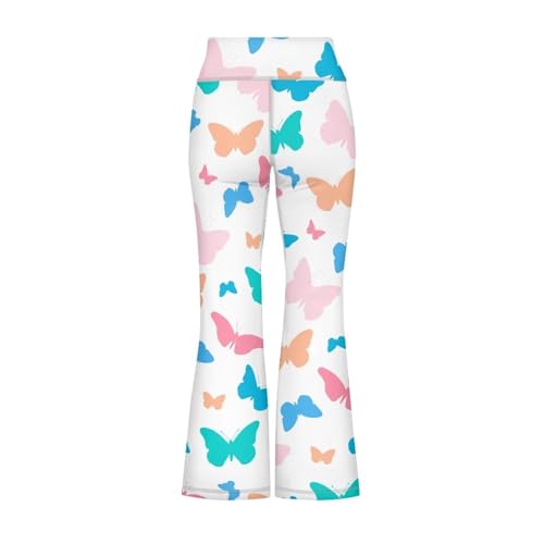 Girls Flared Leggings High Waisted Girls Bell Bottoms Bell Breathable Bottoms for Girls3