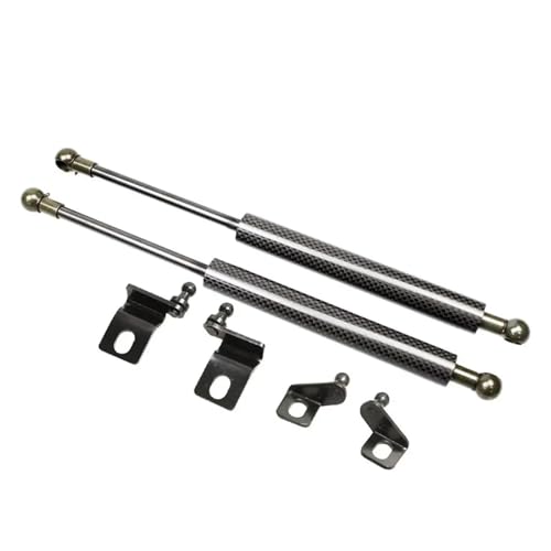 フロントフードガスストラットリフトサポート スバル レガシィ BL セダン 2003 2004 2005 2006 2007 2008 2009 対応(Black carbon fiber)