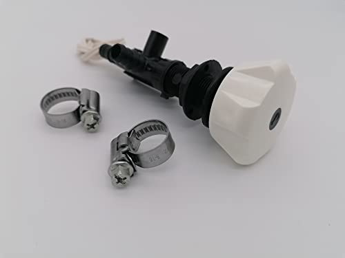 CR-MOESANCO Universal-Duschkopf-Set mit 2 Edelstahl-Klemmen für Wohnwagen, Wohnmobil, Boot oder Wohnmobil