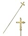 Produktbild Vegaoo Heiliges Papst-Zepter Kostüm-Accessoire goldfarben 168 cm - Gold