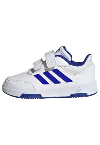 adidas Mixte bébé Tensaur Hook and Loop Shoes, Cloud White / Lucid Blue / Black, 23 EU