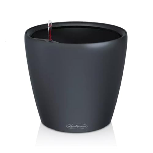 LECHUZA-Pflanzgefäß Classico Color LS schiefergrau mit Bewässerungssystem |Ø 43 × 39 cm|14291