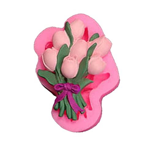 Moldes para decoración de tartas, diseño de flores, para coche, con aroma a flores, para decoración de tartas, fondant