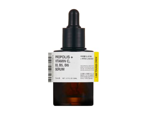 TOUN28 Propolis Vitamin C B3 B5 B6 Serum 1.01 fl.oz / 30ml | Nutrient Face Serum for Dry and Tired Skin | With Propolis Extract and Pure Vitamin C | Allergen-free and Cruelty-free
