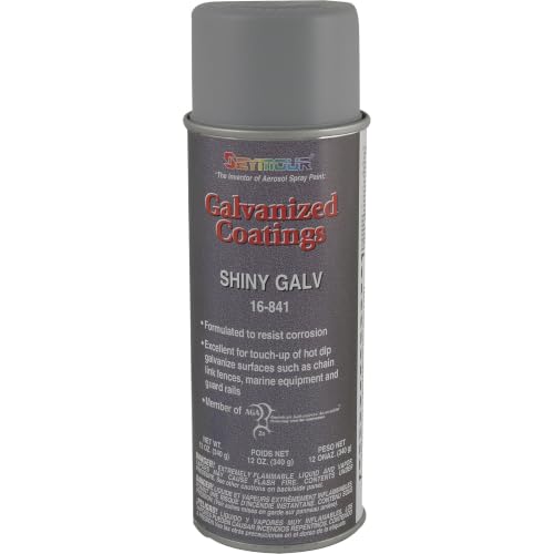 Seymour 16-841 Galvanized Coatings Spray Paint, Shiny