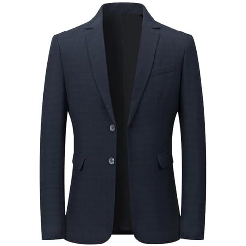 Men's Solid Color Thin Business Casual Suit Jacket Single-Breasted Casual Slim Blazer2