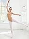 Kefiyis Turnanzug Mädchen Ballett Trikot Damen Nude Ballettanzug Tanzbody Nahtlose Unterwäsche für Ballettkleidung Tanzkleidung mit Verstellbaren Trägern M