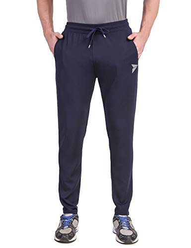 Image of FITINC Athleisure Track Pants for Men| Lycra Slim Fit Mens Dryfit Track Pant with Concealed Zipper Pockets | Quick Dry Pant Style Lower for Men for Home & Workout