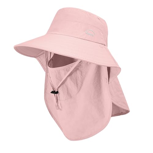 Image of Sun Hat for Men Women with Neck Flap,UPF 50+ UV Protection Fishing Hat
