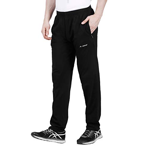 Image of Trackpants for Men - Regular Fit, Cotton Hoisery, Ultra Soft, Comfortable, Lightweight, Ziper Pockets, Front Zip, Back Pocket, Solid Mnimal