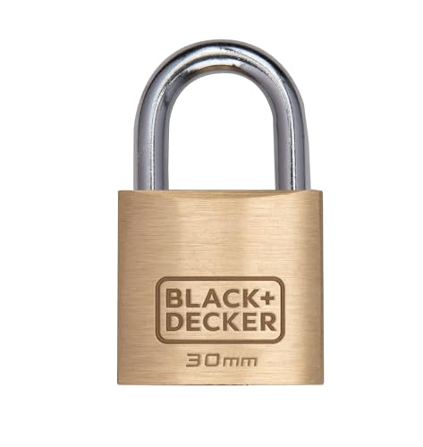 BLACK+DECKER 8711252231990 Padlock 30 mm, Yellow - Image 2
