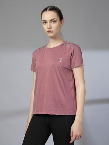 Image of CHKOKKO Gym Tshirt for Women Workout Dry Fit t Shirt Sports Tshirt Lightweight Round Neck Breathable Half Sleeve Activewear Running Yoga Tops for Woman