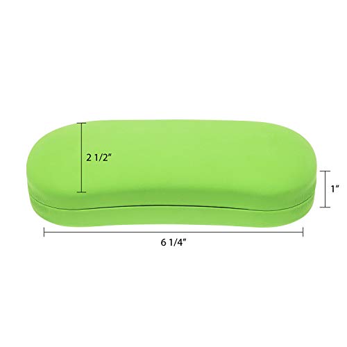 Image of Noble Hard Shell Glasses Case - Protective Eyeglass Case for Glasses with Microfiber Cleaning Cloth and Pouch