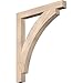 Ekena Millwork BKT04X32X38THR05SDF Thorton Block Bracket, 32"D x 38"H, Rough Sawn Douglas Fir