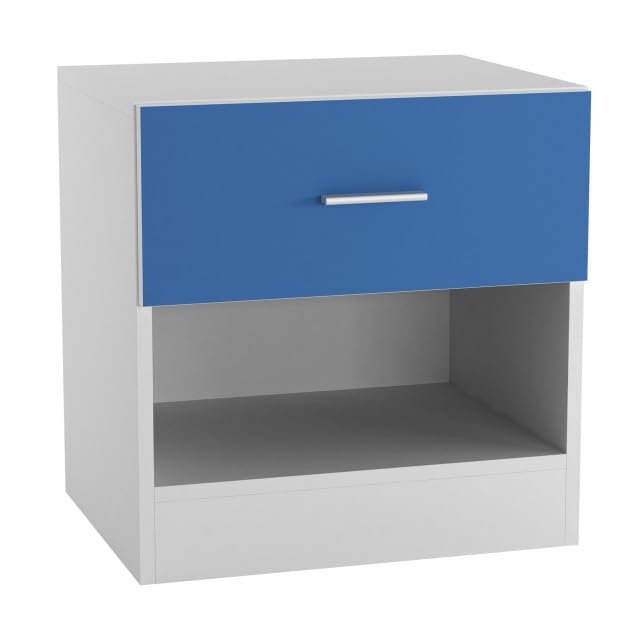 URBNLIVING Orlando 1 Drawer Kids Bedside Cabinet with Shelf