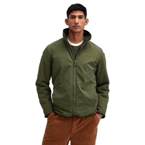 Barbour Men's Reversible Fleece Jacket, Fern2