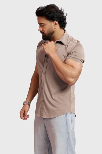 Image of FUAARK Mens Slim Fit Breathable, Lightweight & Stretchable Shirt for Casual wear