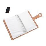 POPETPOP お金の保管小冊子 コインコレクターブック マネーセーバーバインダー バックル付き貯金チャレンジブック 紙幣の通貨ホルダー 貯蓄帳 現金出納簿 集金本 マネーブック Pu Black