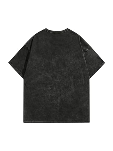 SOLY HUX Men's Letter Print Graphic T Shirt Short Sleeve Round Neck Summer Tee Tops2