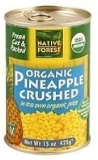 NATIVE FOREST PINEAPPLE CRUSHED, 14 OZ, PK- 6