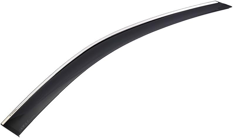 WellVisors Window Visors Wind Deflectors Compatible with Toyota Grand Highlander & Lexus TX350 TX500h 2024-2026 with Chrome Trim Rain Guards 3-847LX036