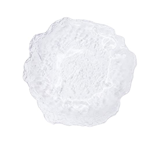 Glass Dinner Plates Crystal Salad Plates Clear Appetizer Dessert Plate Cake Plate Pasta Serving Plates Japanese Sushi Platter Food Dishes Jewelry Dish Trays For Home #TOP4