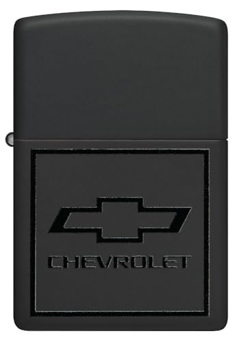 Encendedor Zippo Chevy Negro Mate miniatura 2