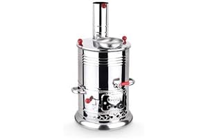 Turkish Semaver Charcoal and Wood Samovar Tea Kettle