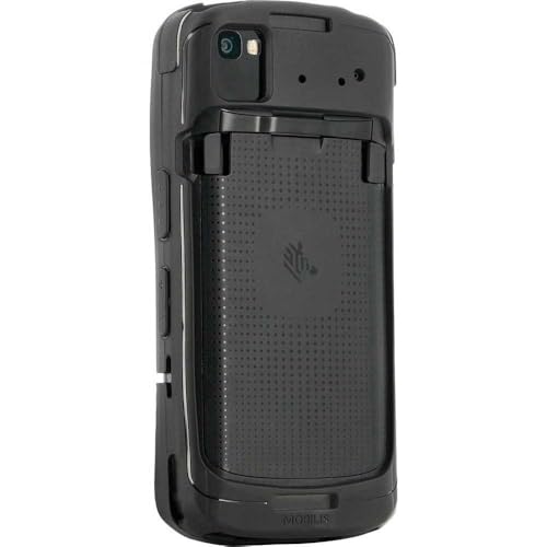 Image of MOBILIS Rugged Case for Zebra TC53 TC58 with Handstrap, Military Grade Shockproof Protective Cover for TC53 /TC58 Mobile Computer, Compatible with Charging Accessories, Recycled Materials, Black