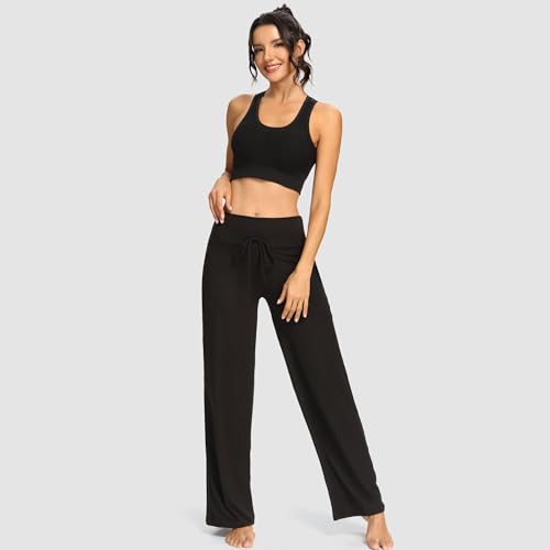 Casual Cropped Wide Leg Pants with Pocket- Stylish Loose Fit Culottes, Ideal for Travel, Work, or Summer Outings2