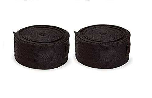VENOM 1 Pair Cotton Material (Length : 108 Inch) Boxing Hand Wraps Elastic Hand & Wrist Support for Kickboxing Training Gym Workout (Black) (B0BGBZD5CR) Amazon Price History, Amazon Price Tracker