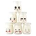 BESTYASH 6pezzi Bottiglie in Vetro Per Budino Vasetti Di Yogurt Coppette Da Dessert Vasetti Di Gelatina Bottiglie Di Latte immagine