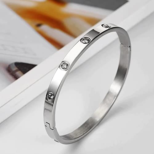 Contemporary Plated Love AD Bracelet