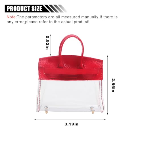 image for smilfuy Mini Creative Car Key Case, Small Transparent Handbag Key Hold