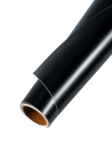 Image of Matte Black Vinyl Wrap Film for Cars - 24 inchx60 inch (2ft x 5ft) Car Vinyl Wrap Roll for Car Body Protection, Scratch Resistance with Air Release Technology (Matte Black)