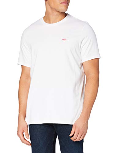 Levi's Big & Tall Original Housemark Tee Camiseta, White Plus, 1XL Hombre