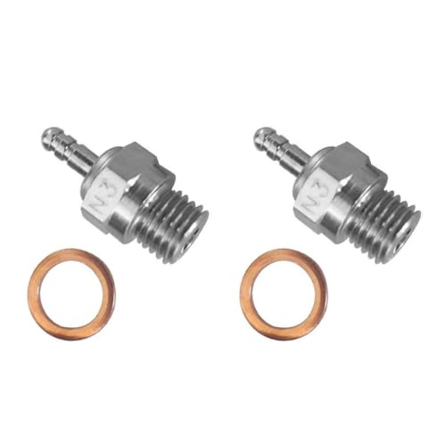 Ieron 2 pièces Couvercle Lumineux Chaud N3 Spark Nitro pièces de Moteur remplacer OS pour Traxxas Losi HPI Redcat HSP Himoto RC Voiture Camion