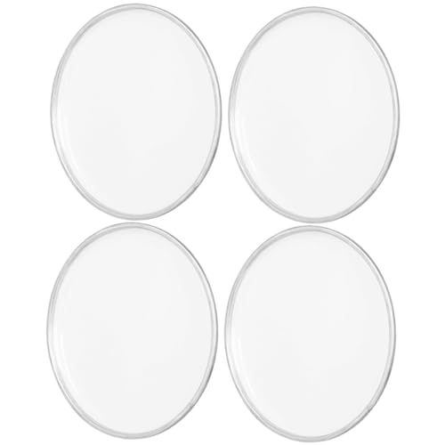 Kisangel 4pcs Jazz Drum 8 Inches Double Oil Drum Head Covers Replacement Parts for