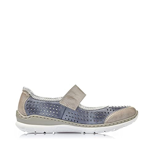 Image of Rieker NikitaB5 Sneaker Womens Slip On 37 M EU BlueSteel