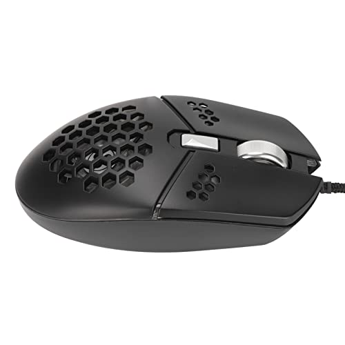Ratón de 8000 DPI con 6 niveles de precisión y transmisión estable por cable ergonómico