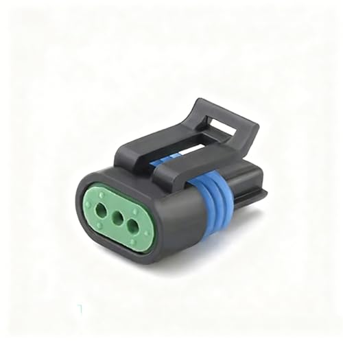 Conector de bobina de encendido impermeable de 3 pines con cables para sensor, pack de 10 juegos 6