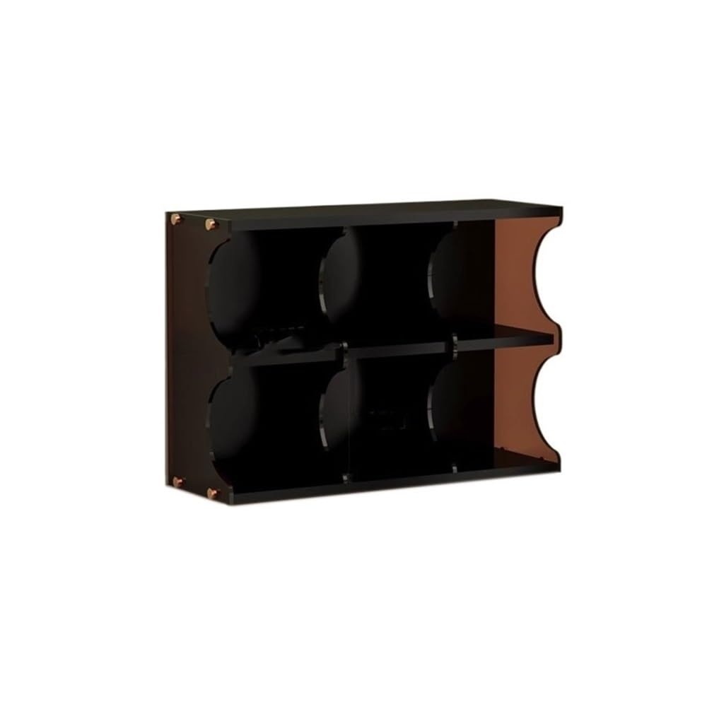 CHENGAIJIAN Cd Rack Six Compartment CD Record Storage Rack Acrylic Cassette Tape Collection Shelving